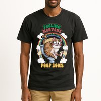 Feeling Nervous Might Have To Po Op Soon Meme Cat Saying Tall T-Shirt