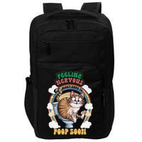 Feeling Nervous Might Have To Po Op Soon Meme Cat Saying Impact Tech Backpack