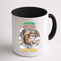 Feeling Nervous Might Have To Po Op Soon Meme Cat Saying Mug