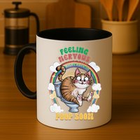 Feeling Nervous Might Have To Po Op Soon Meme Cat Saying Mug