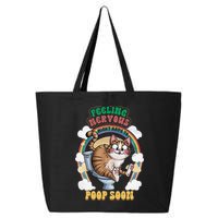 Feeling Nervous Might Have To Po Op Soon Meme Cat Saying 25L Jumbo Tote