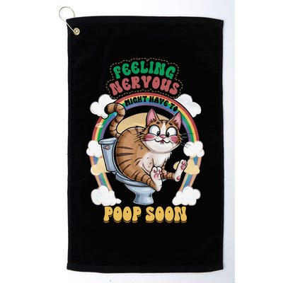 Feeling Nervous Might Have To Po Op Soon Meme Cat Saying Golf Towel