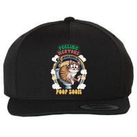 Feeling Nervous Might Have To Po Op Soon Meme Cat Saying Wool Snapback Cap