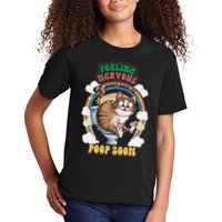 Feeling Nervous Might Have To Po Op Soon Meme Cat Saying Kids T-Shirt