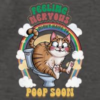 Feeling Nervous Might Have To Po Op Soon Meme Cat Saying Vector Backpack