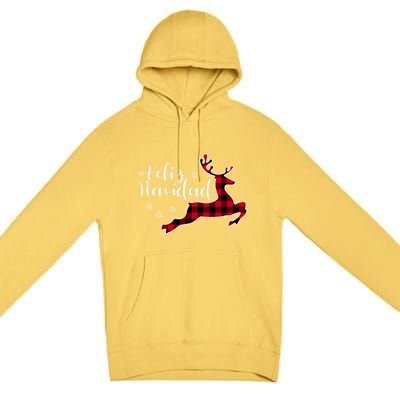 Feliz Navidad Matching Family Spanish Christmas Mexican Xmas Gift Premium Pullover Hoodie