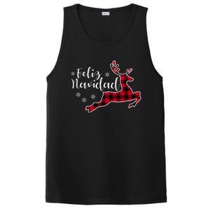 Feliz Navidad Matching Family Spanish Christmas Mexican Xmas Gift PosiCharge Competitor Tank