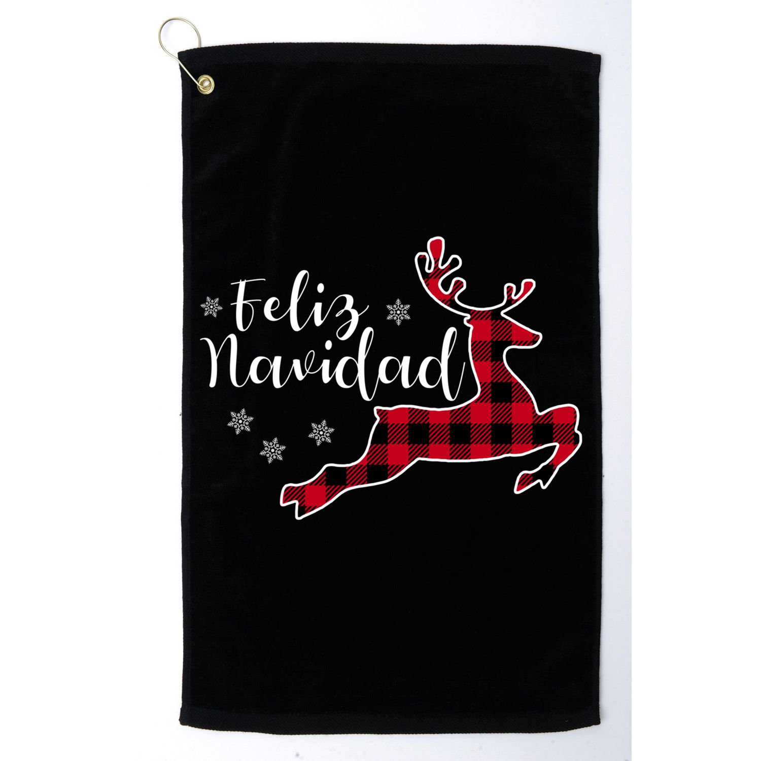 Feliz Navidad Matching Family Spanish Christmas Mexican Xmas Gift Golf Towel