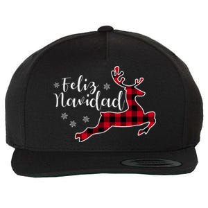 Feliz Navidad Matching Family Spanish Christmas Mexican Xmas Gift Wool Snapback Cap