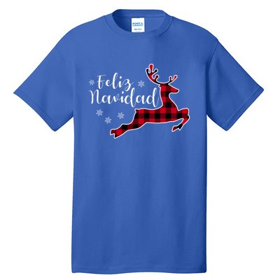 Feliz Navidad Matching Family Spanish Christmas Mexican Xmas Gift Tall T-Shirt