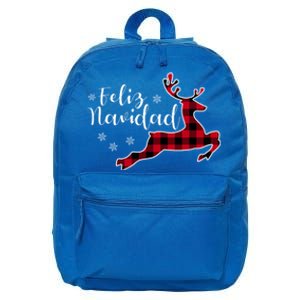 Feliz Navidad Matching Family Spanish Christmas Mexican Xmas Gift 16 in Basic Backpack