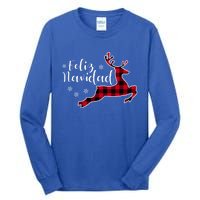 Feliz Navidad Matching Family Spanish Christmas Mexican Xmas Gift Tall Long Sleeve T-Shirt