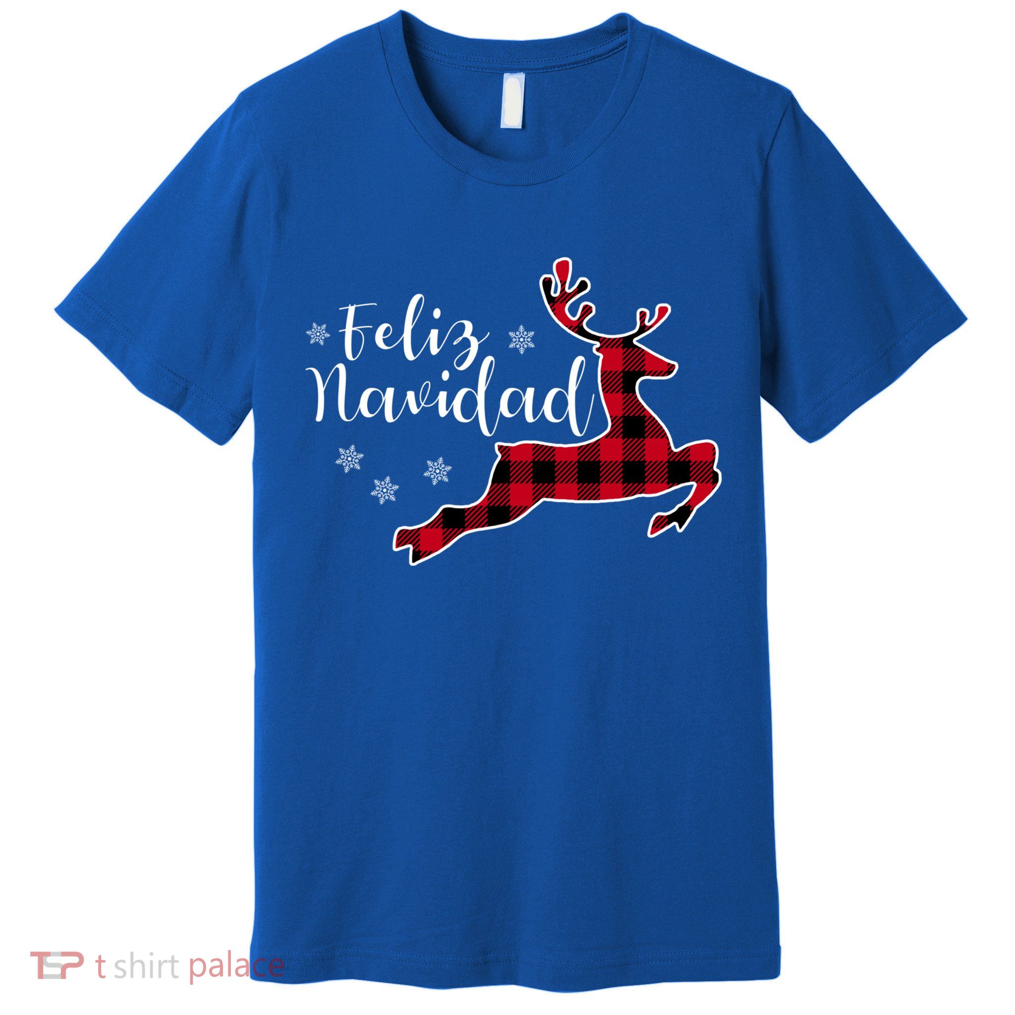 Feliz Navidad Matching Family Spanish Christmas Mexican Xmas Gift Premium T-Shirt