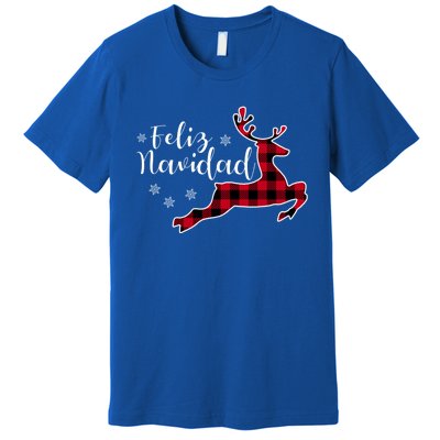 Feliz Navidad Matching Family Spanish Christmas Mexican Xmas Gift Premium T-Shirt