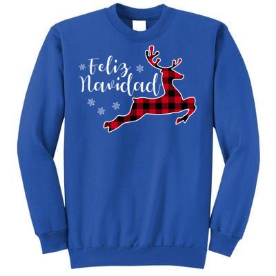 Feliz Navidad Matching Family Spanish Christmas Mexican Xmas Gift Tall Sweatshirt