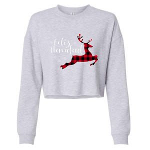 Feliz Navidad Matching Family Spanish Christmas Mexican Xmas Gift Cropped Pullover Crew