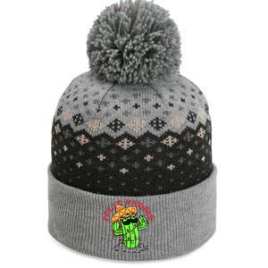 Feliz Navidad Merry Christmas Cactus Funny Humor Spanish The Baniff Cuffed Pom Beanie