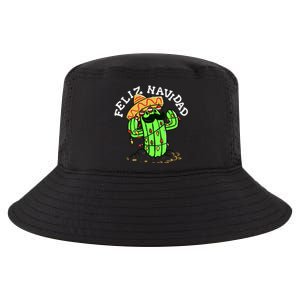 Feliz Navidad Merry Christmas Cactus Funny Humor Spanish Cool Comfort Performance Bucket Hat