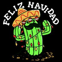 Feliz Navidad Merry Christmas Cactus Funny Humor Spanish Cooling Performance Crew T-Shirt