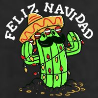 Feliz Navidad Merry Christmas Cactus Funny Humor Spanish Hat