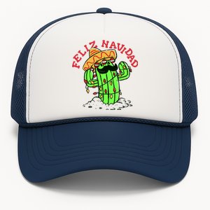 Feliz Navidad Merry Christmas Cactus Funny Humor Spanish Trucker Hat