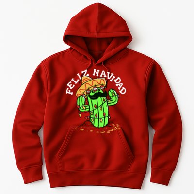 Feliz Navidad Merry Christmas Cactus Funny Humor Spanish Hoodie