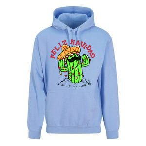 Feliz Navidad Merry Christmas Cactus Funny Humor Spanish Unisex Surf Hoodie