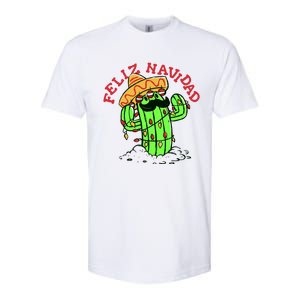 Feliz Navidad Merry Christmas Cactus Funny Humor Spanish Softstyle CVC T-Shirt