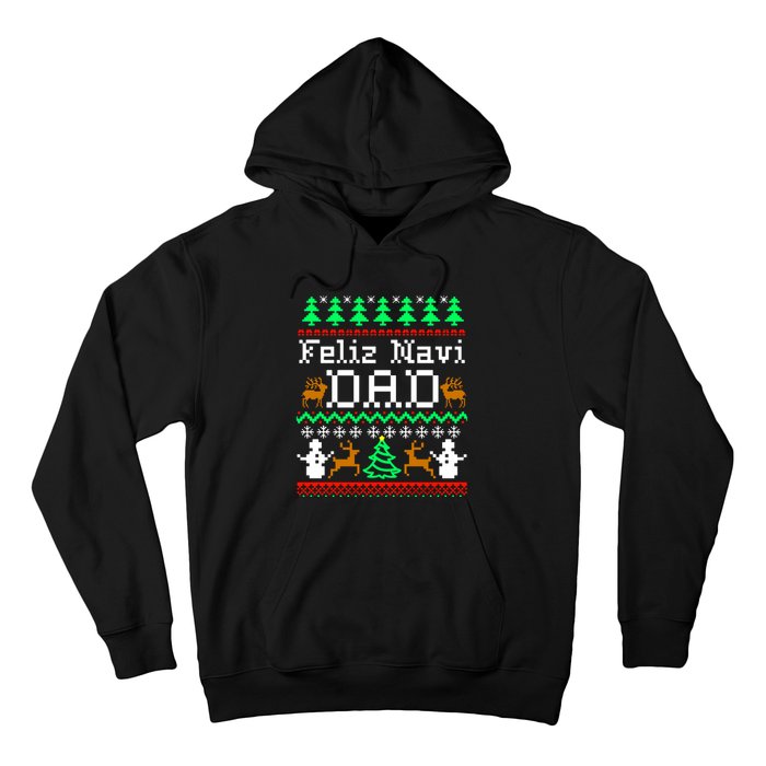 Feliz Navidad Mexican Ugly Christmas Sweater Hoodie