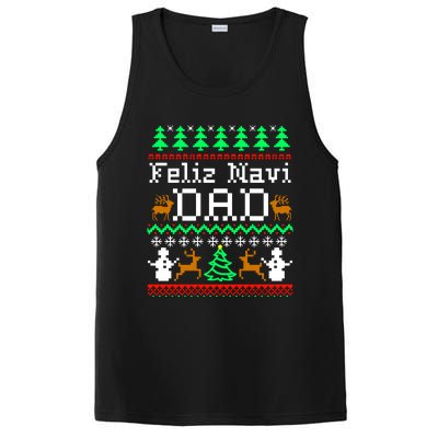 Feliz Navidad Mexican Ugly Christmas Sweater PosiCharge Competitor Tank