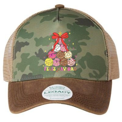 Feliz Navidad Matching Family Spanish Christmas Tree Mexican Legacy Tie Dye Trucker Hat
