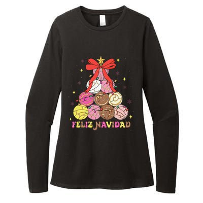 Feliz Navidad Matching Family Spanish Christmas Tree Mexican Womens CVC Long Sleeve Shirt