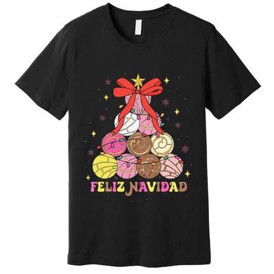 Feliz Navidad Matching Family Spanish Christmas Tree Mexican Premium T-Shirt