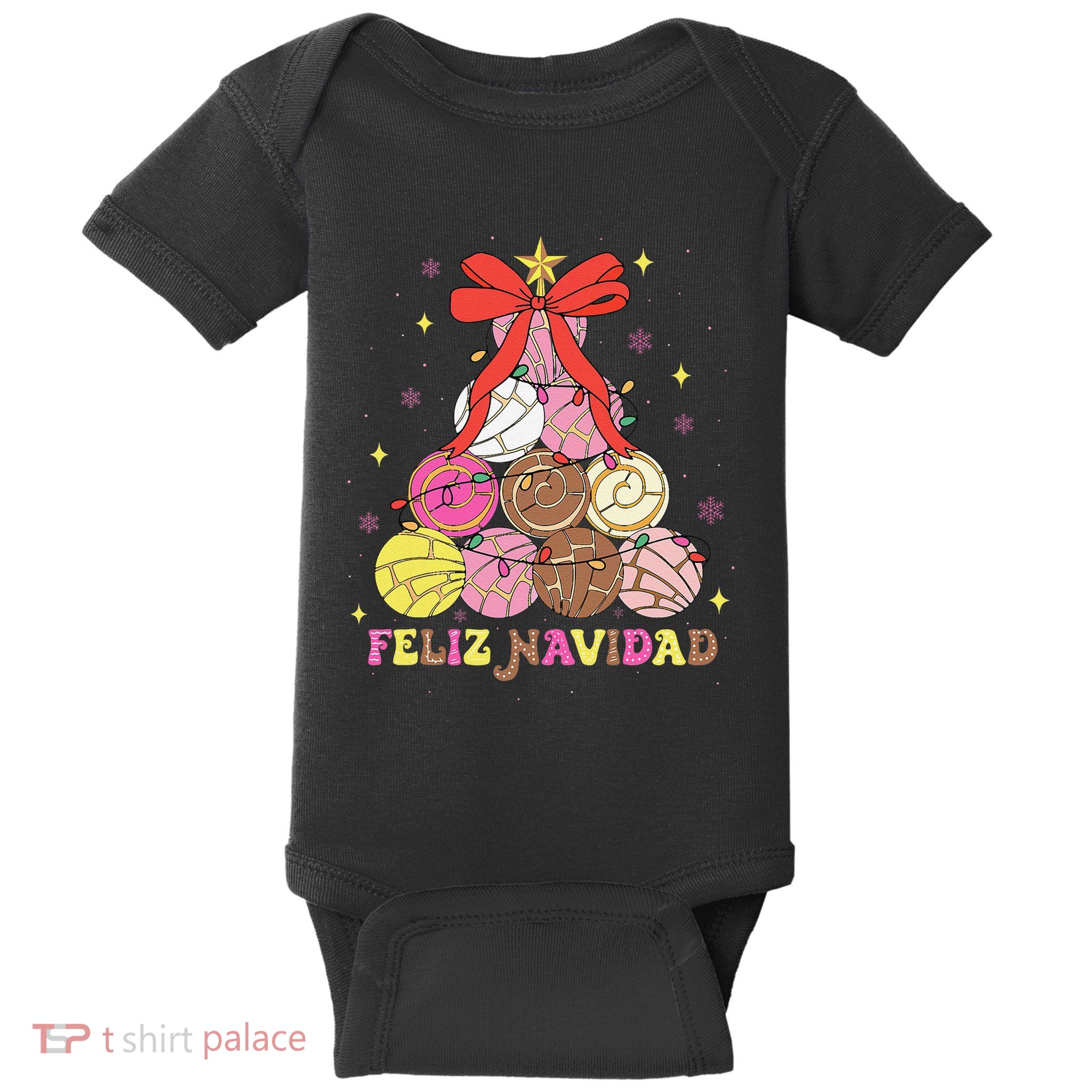 Feliz Navidad Matching Family Spanish Christmas Tree Mexican Baby Bodysuit