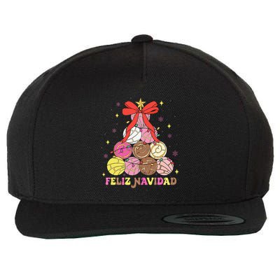 Feliz Navidad Matching Family Spanish Christmas Tree Mexican Wool Snapback Cap