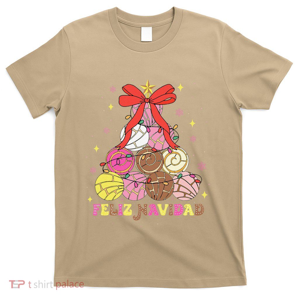 Feliz Navidad Matching Family Spanish Christmas Tree Mexican T-Shirt