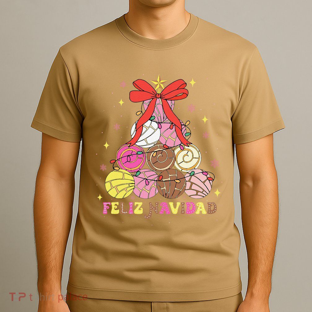Feliz Navidad Matching Family Spanish Christmas Tree Mexican T-Shirt