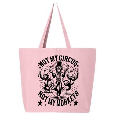 Funny Not My Circus Not My Monkeys 25L Jumbo Tote