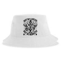 Funny Not My Circus Not My Monkeys Sustainable Bucket Hat