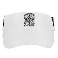 Funny Not My Circus Not My Monkeys Adult Drive Performance Visor