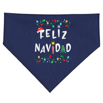 Feliz Navidadfunny Mexican Christmas In Spanish USA-Made Doggie Bandana