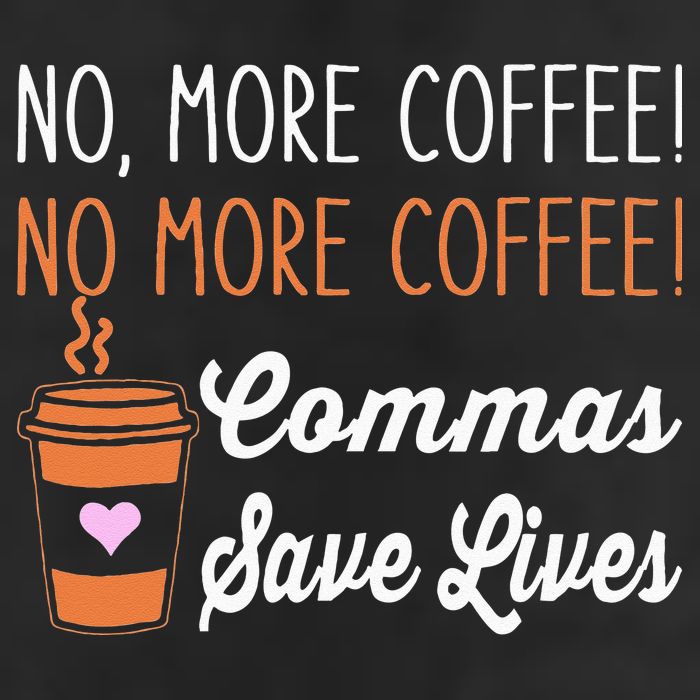 FUNNY NO MORE COFFEE COMMAS SAVE LIVES TEACHER FUNNY SAYING Adult Drive Performance Visor