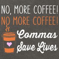 FUNNY NO MORE COFFEE COMMAS SAVE LIVES TEACHER FUNNY SAYING Cotton Canvas Backpack