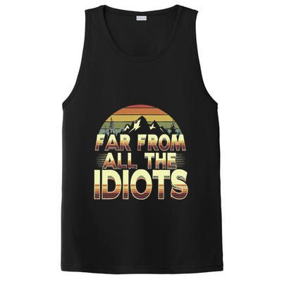 Funny Nature Meme Far From All The Idiots Funny Hiking Memes PosiCharge Competitor Tank