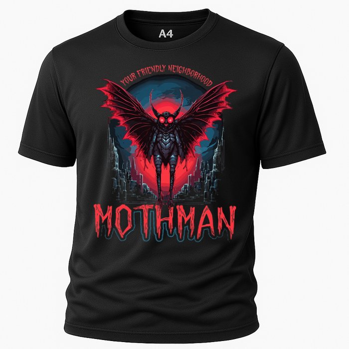 Friendly Neighborhood Mothman Cryptid Cooling Performance Crew T-Shirt