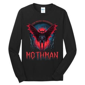 Friendly Neighborhood Mothman Cryptid Tall Long Sleeve T-Shirt