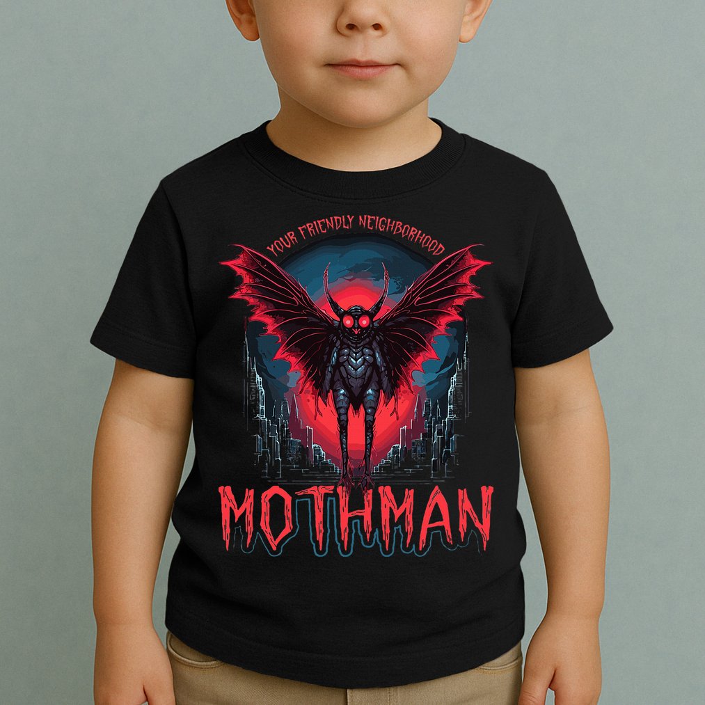 Friendly Neighborhood Mothman Cryptid Toddler T-Shirt