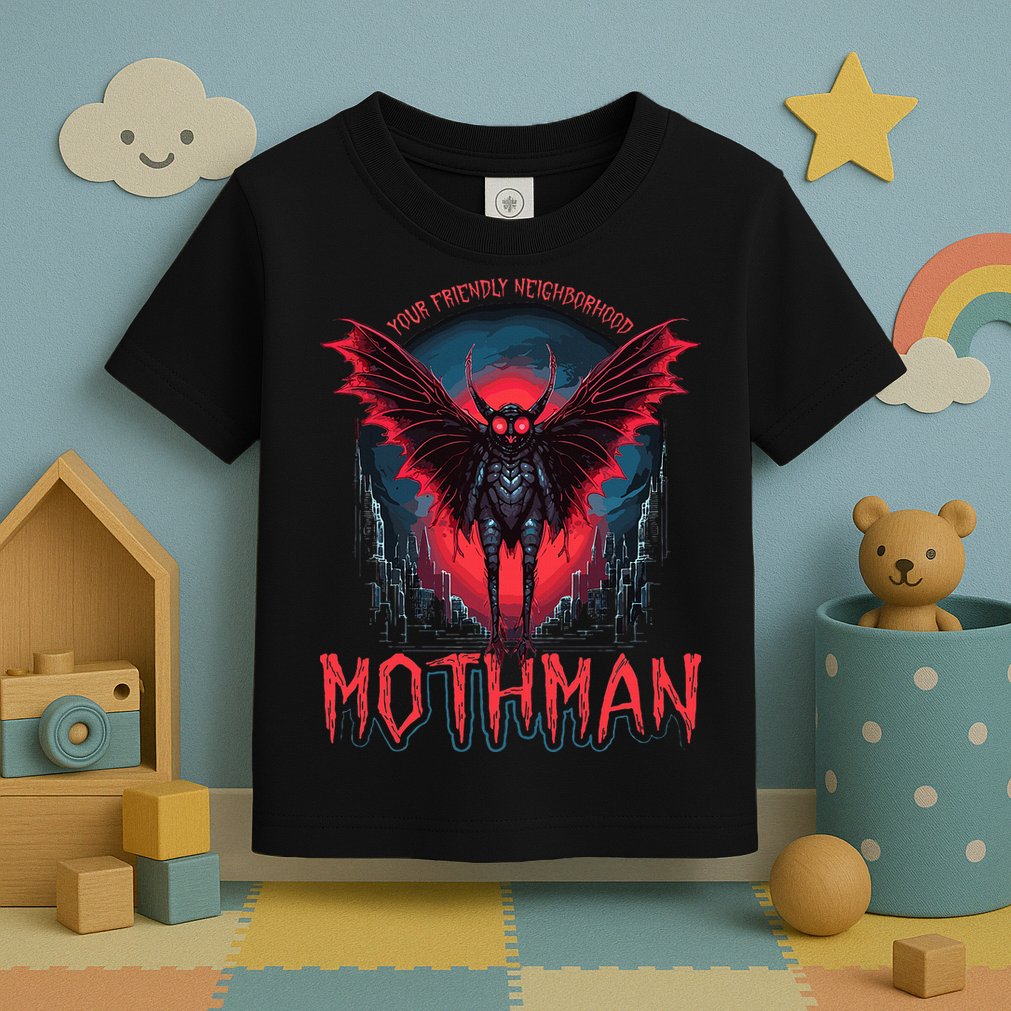 Friendly Neighborhood Mothman Cryptid Toddler T-Shirt