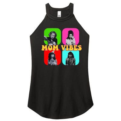 Funny Nineties Mom Vibes Vintage Mom Iconics Mom Women’s Perfect Tri Rocker Tank