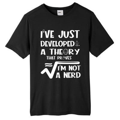 Funny Nerdy Math Tall Fusion ChromaSoft Performance T-Shirt